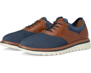 Кроссовки Johnston & Murphy Braydon Knit Saddle, цвет Navy Knit/Tan Full Grain