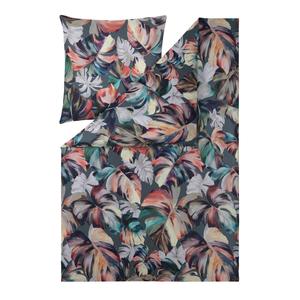 Постельное белье Mako из атласа, 200x200 см, зеленое Estella, зеленый