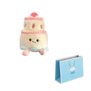 Кукла в виде клубничного праздничного торта, декоративная кукла, плюшевая игрушка, высота 30см Nodding Bud Bug