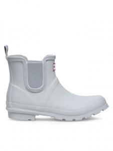 Сапоги резиновые Hunter с тканевой вставкой, серый