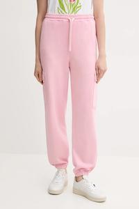 Хлопковые спортивные брюки United Colors Of Benetton, розовый