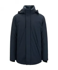 Мужское пальто на молнии и кнопках Save The Duck, синий