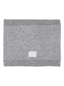 Манишка в рубчик Boss Kidswear, серый