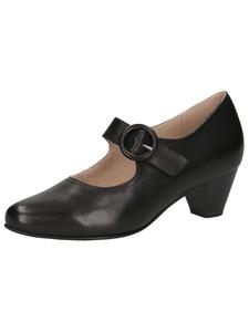 Туфли-лодочки из черной наппы Caprice