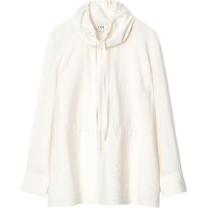 COS Женская слоновая кость рубашка