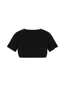 Топ ROCKEASY Plus Size Crop Top, черный