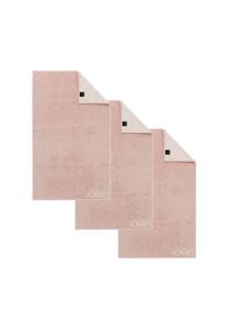 Полотенце классическое гостевое Joop! Classic, 3 штуки, 30x50 см, розовый