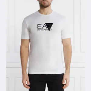Футболка стандартного кроя Ea7, белый