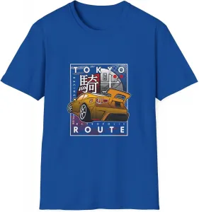 Футболка с принтом JDM Race Graphic Tokyo Drift Yellow