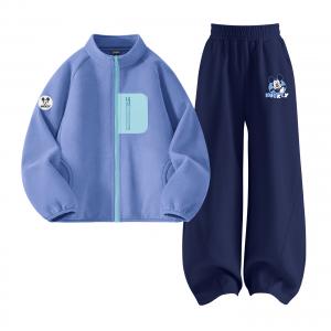 Детская повседневная спортивная одежда Disney, коралловый/синий