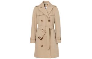 Короткое тренч-пальто Islington Burberry, honey