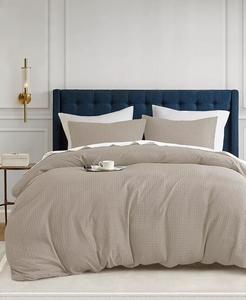 Наборы пододеяльников Mina с вафельной текстурой 510 Design, бежевый