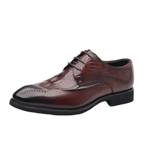 Help Мужские туфли дерби на низком ходу коричневые, цвет Brown