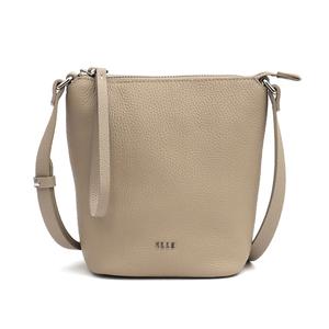 ELLE Сумка-тоут через плечо из натуральной кожи коровы Regular Women's White/Pink