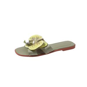 Женские сандалии Slide TAFN, зеленый