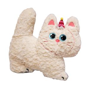 Милый Dopamine Cookie Cat с несколькими очаровательными питомцами плюшевая кукла высотой 42см Love of wormwood, белый