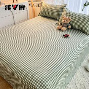 Yalu Простыня 180х230 см и 2 наволочки из хлопка, цвет Xiaolüegé