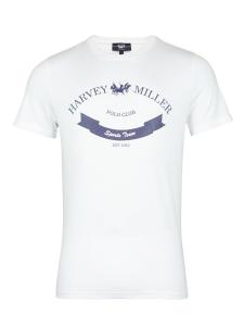 Классическая футболка HARVEY MILLER Shirt, белый