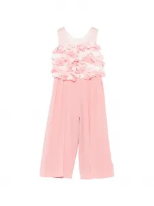 Комбинезон с цветочным принтом Abel & Lula, розовый