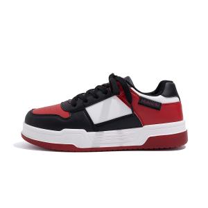 Сбалансированные износостойкие низкие скейтбордские кроссовки мужские HUANQIU, черный красный