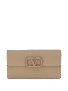 Кошелек на ремешке с фирменным логотипом VLogo Valentino Garavani, коричневый