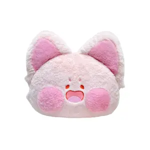 Мягкая и милая плюшевая кукла с забавными глазками, высота 35 см OU DI PIG, розовый