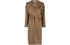 'S MAX MARA Коричневое женское пальто, Brown