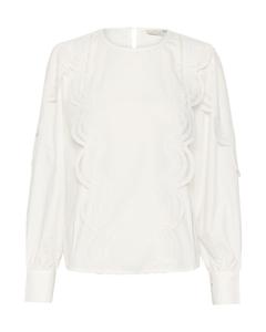 Блузка Kaffe Blouse Christine, белый