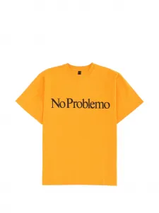 Футболка с логотипом NO PROBLEMO, оранжевый