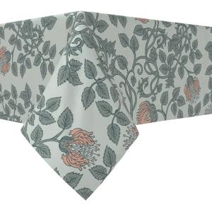 Прямоугольная скатерть, 100 % хлопок, 60х104 дюйма, цветочный 65