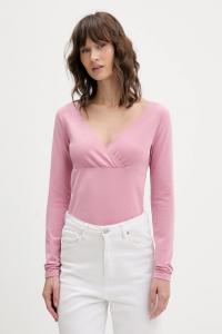 Лонгслив Hollister Co., розовый