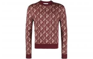 Майка с жаккардовым узором "Лунный бриллиант" Marine Serre, красная