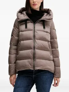 Пуховик Rome с капюшоном Bomboogie, коричневый