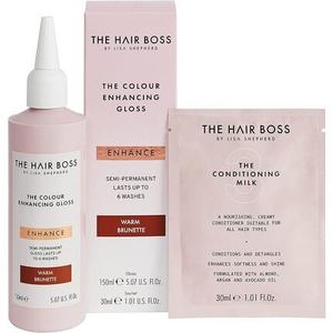 The Hair Boss Warm Brunette Блеск для усиления цвета 150 мл, The Hair Boss By Lisa Shepherd