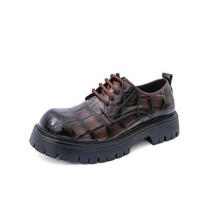 Eminu Мужские повседневные туфли мужские низкие топы коричневые, цвет Brown