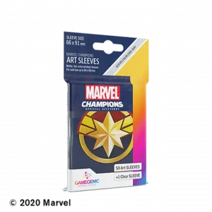 Карточная игра Game Genic Sleeves: Marvel Champions - Captain Marvel