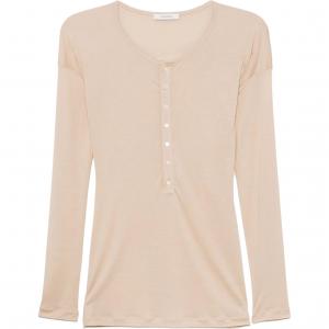 Футболка с круглым вырезом и прямым подолом Lemaire, бежевый