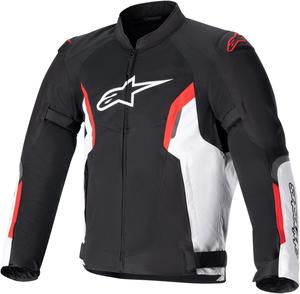 Куртка мотоциклетная Alpinestars AST v2 Air, облегченная сетчатая конструкция, улучшенная вентиляция и защита, Black/White/Bright Red