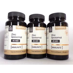 Цинк липосомальный 45 мг иммунитет 60 капсул Nat&Form