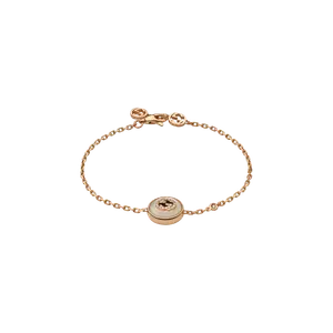 Браслет Gucci Interlocking из розового золота с бриллиантами