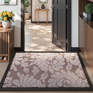 Dajiang Ковер 80х120 см для прихожей, эластичный, износостойкий, нескользящий, самоочищающийся