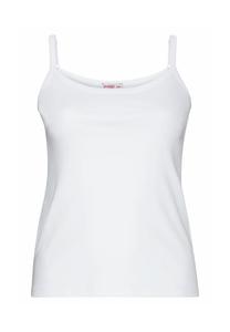 Топ с регулируемыми бретелями Sheego, белый