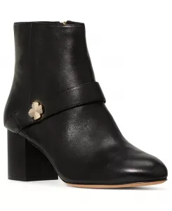 Женские ботильоны Spade Flower Block на каблуке Kate Spade New York, черный