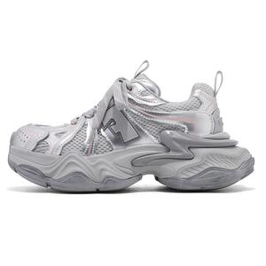 FALLINMISS Звездное море серия обуви дышащие легкие низкие массивные кроссовки женские серебристо-белое облако, цвет Silver Cloud White