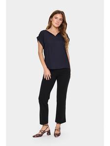 SAINT TROPEZ Блузка темно-синего цвета