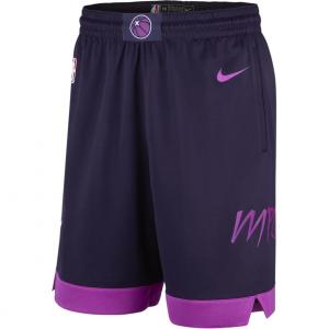 Шорты Minnesota Timberwolves City Edition мужские Dri-FIT NBA Swingman Nike, фиолетовый