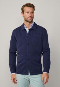 Куртка Hackett London Denim jacket, Ink Blue/Dark Blue