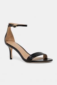 Кожаные босоножки Allie Mid Lauren Ralph Lauren, черный