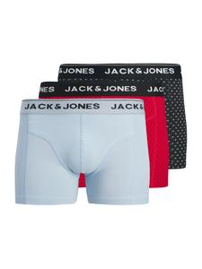 JACK & JONES Боксеры 'JACPALMTREE' в цвете Light Blue, Red, Black