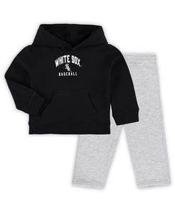 Комплект из свитера с капюшоном и брюк от Play by Play для мальчиков и девочек черного и серого цветов Chicago White Sox Outerstuff